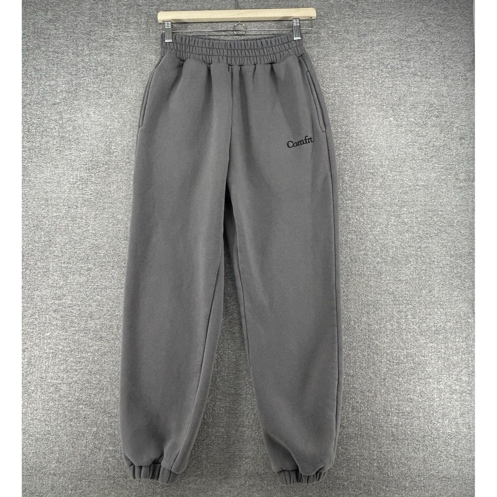 Comfrt Sweatpants Women Size XS Gray Heavyweight Comfy Casual
